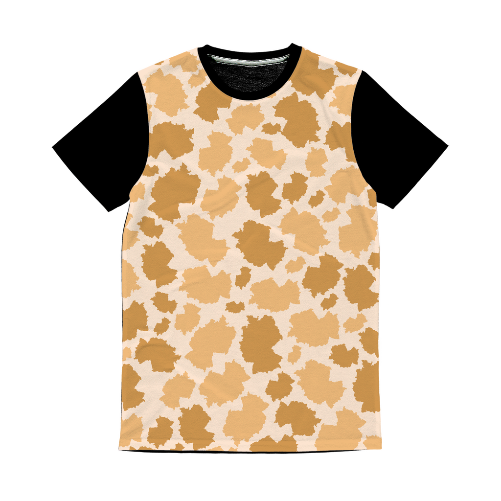 Germany Desert Classic Sublimation Panel T-Shirt - LocationCamo.com