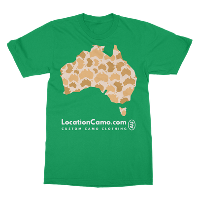 Australia Desert Classic Heavy Cotton Adult T-Shirt - Custom Camo Clothing - [new_brand] - [camo] - [camoflage] - [apparel] - [location] - [new_brand] - [custom] - [clothing]