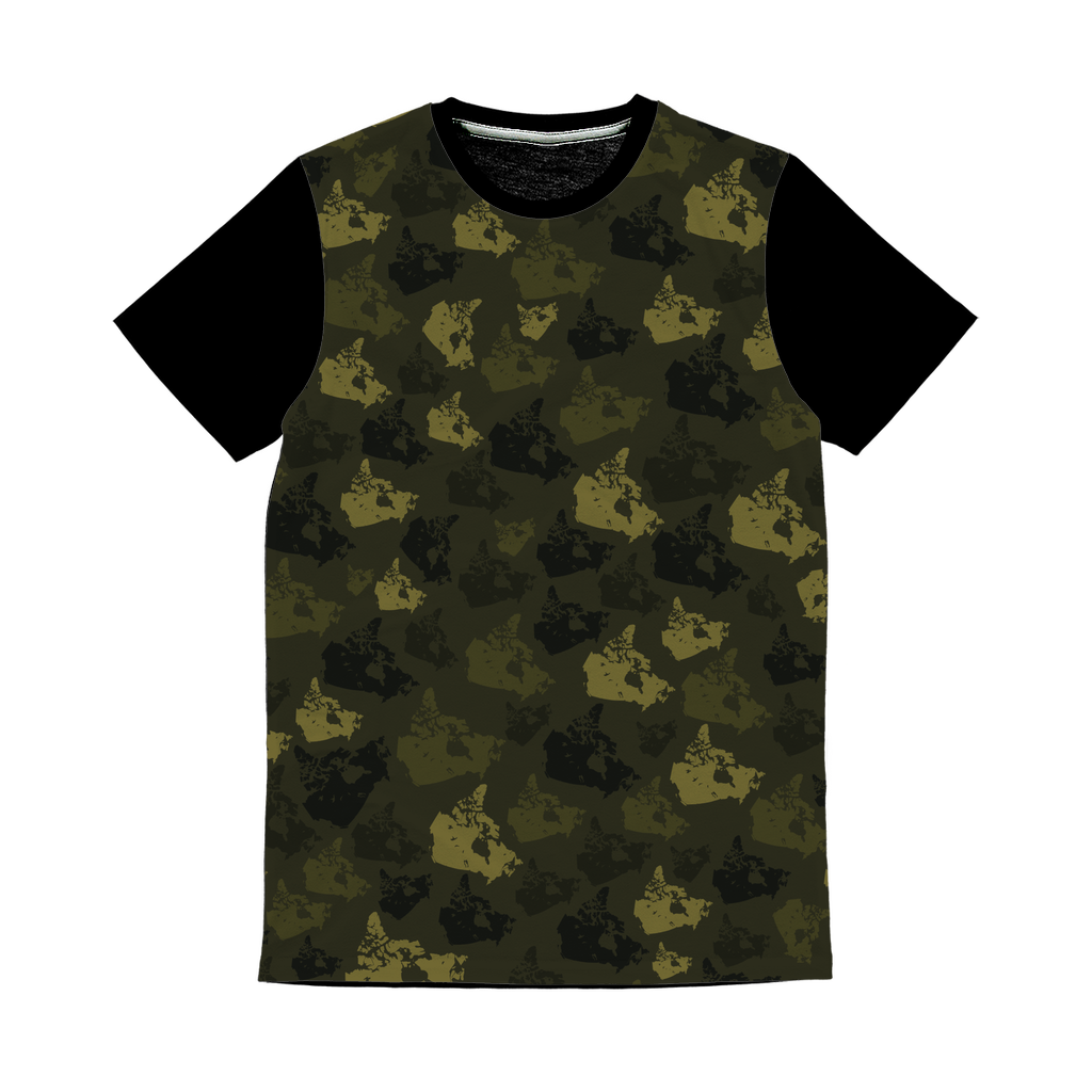 Canada Forest Classic Sublimation Panel T-Shirt - Custom Camo Clothing - [new_brand] - [camo] - [camoflage] - [apparel] - [location] - [new_brand] - [custom] - [clothing]