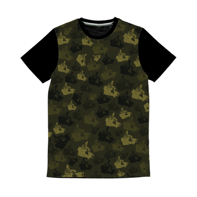 Canada Forest Classic Sublimation Panel T-Shirt - Custom Camo Clothing - [new_brand] - [camo] - [camoflage] - [apparel] - [location] - [new_brand] - [custom] - [clothing]