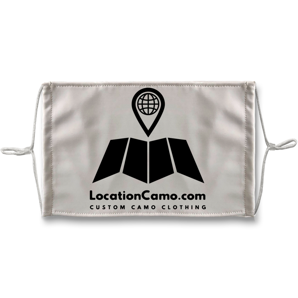 Brand Logo Sublimation Face Mask - LocationCamo.com