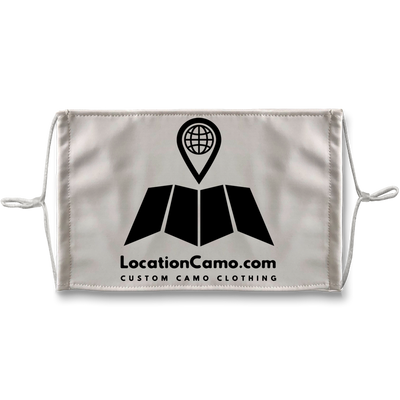 Brand Logo Sublimation Face Mask - LocationCamo.com