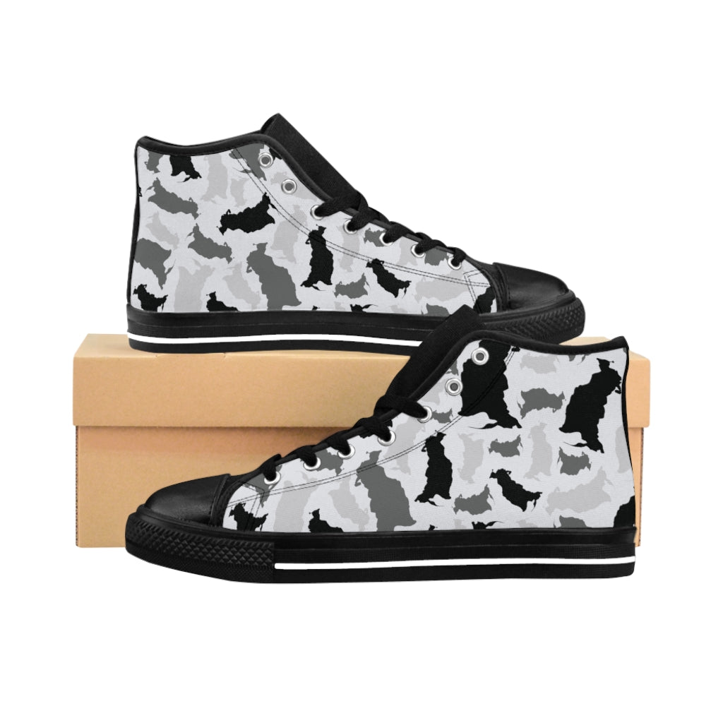 Russia Arctic Men's High-top Sneakers - LocationCamo.com