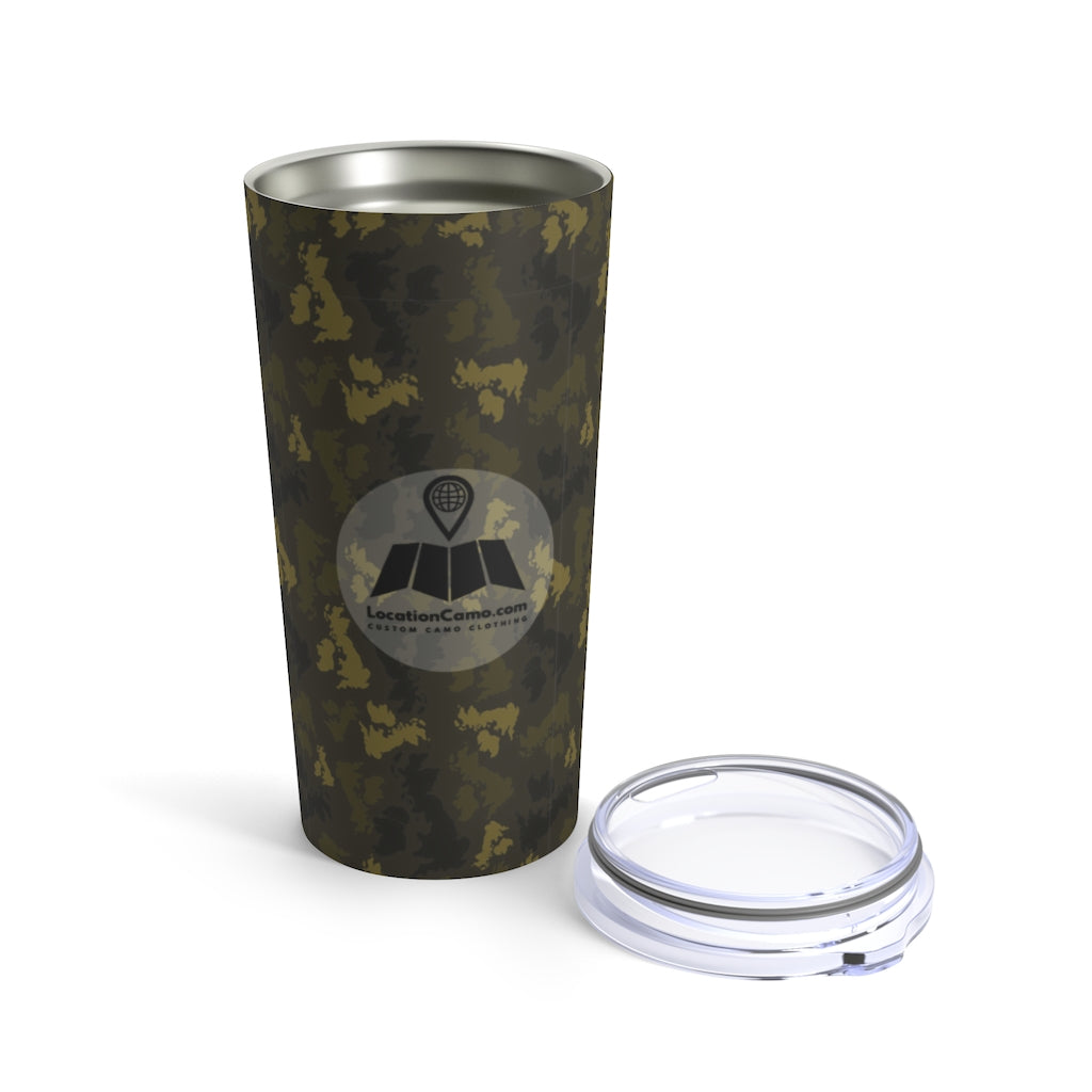 UK Forest Tumbler 20oz - Custom Camo Clothing - [new_brand] - [camo] - [camoflage] - [apparel] - [location] - [new_brand] - [custom] - [clothing]