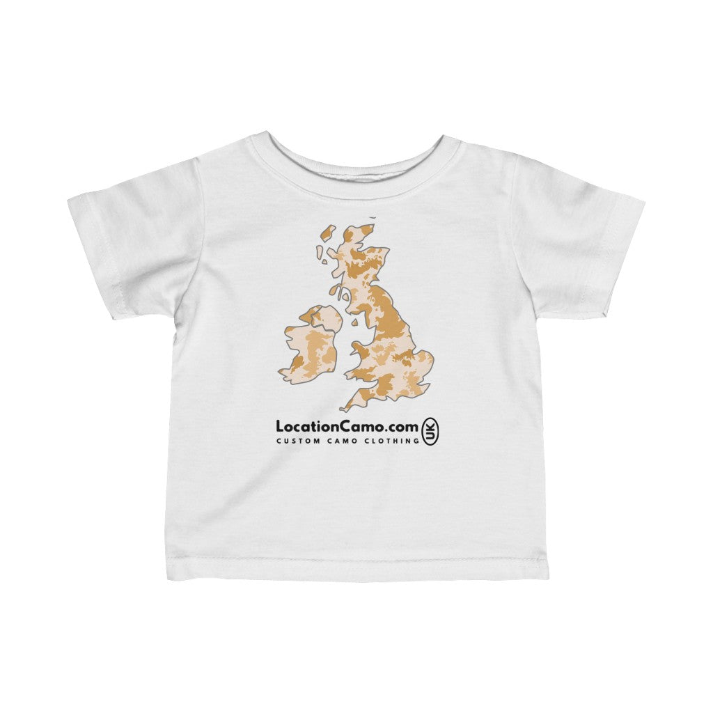 UK Desert Infant Fine Jersey Tee - Custom Camo Clothing - [new_brand] - [camo] - [camoflage] - [apparel] - [location] - [new_brand] - [custom] - [clothing]