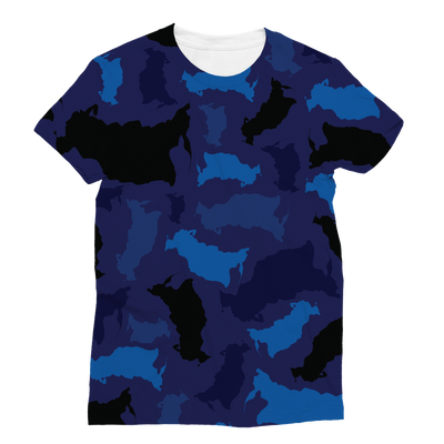 Russia Midnight Classic Sublimation Women's T-Shirt - LocationCamo.com