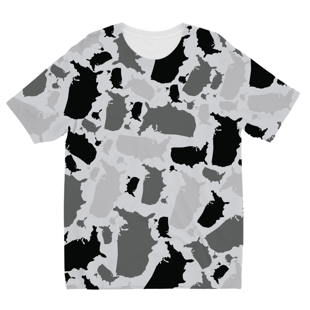 USA Arctic Sublimation Kids T-Shirt - LocationCamo.com