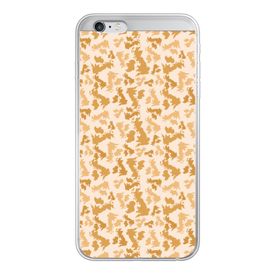 UK Desert Back Printed Transparent Soft Phone Case - Custom Camo Clothing - [new_brand] - [camo] - [camoflage] - [apparel] - [location] - [new_brand] - [custom] - [clothing]