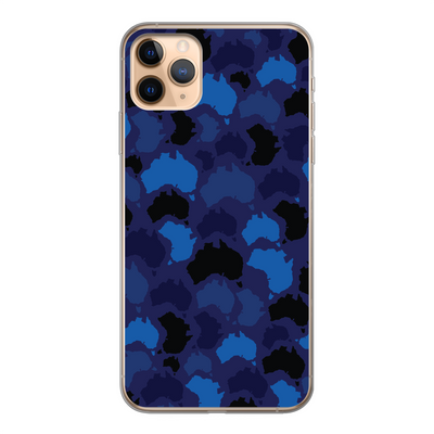 Australia Midnight Back Printed Transparent Soft Phone Case - Custom Camo Clothing - [new_brand] - [camo] - [camoflage] - [apparel] - [location] - [new_brand] - [custom] - [clothing]