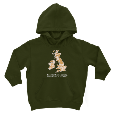 UK Desert Classic Kids Hoodie - Custom Camo Clothing - [new_brand] - [camo] - [camoflage] - [apparel] - [location] - [new_brand] - [custom] - [clothing]