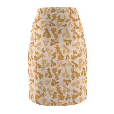 UK Desert Women's Pencil Skirt - Custom Camo Clothing - [new_brand] - [camo] - [camoflage] - [apparel] - [location] - [new_brand] - [custom] - [clothing]