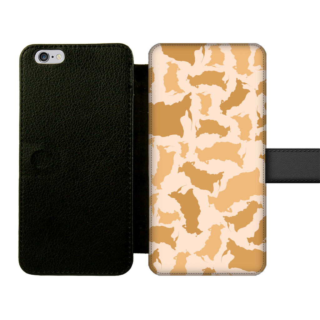 Russia Desert Front Printed Wallet Cases - LocationCamo.com