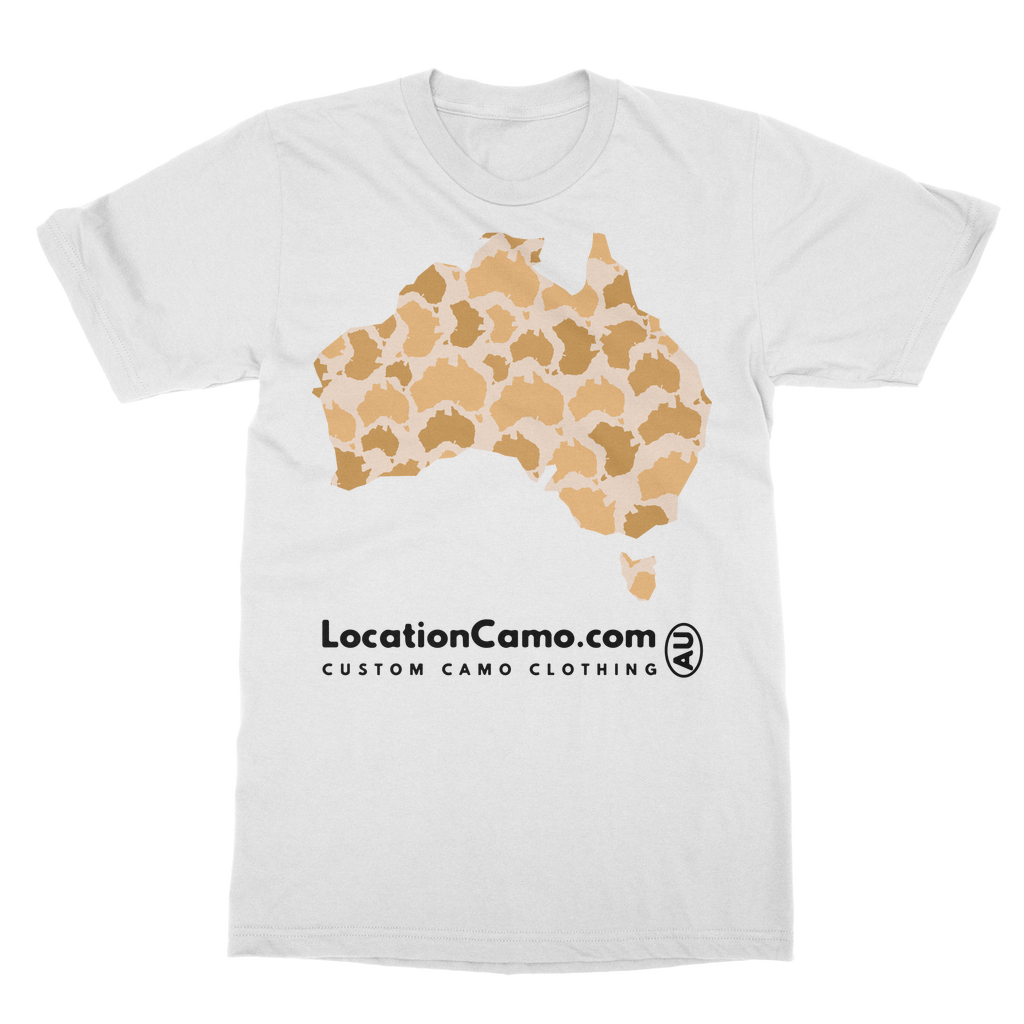 Australia Desert Classic Adult T-Shirt - Custom Camo Clothing - [new_brand] - [camo] - [camoflage] - [apparel] - [location] - [new_brand] - [custom] - [clothing]