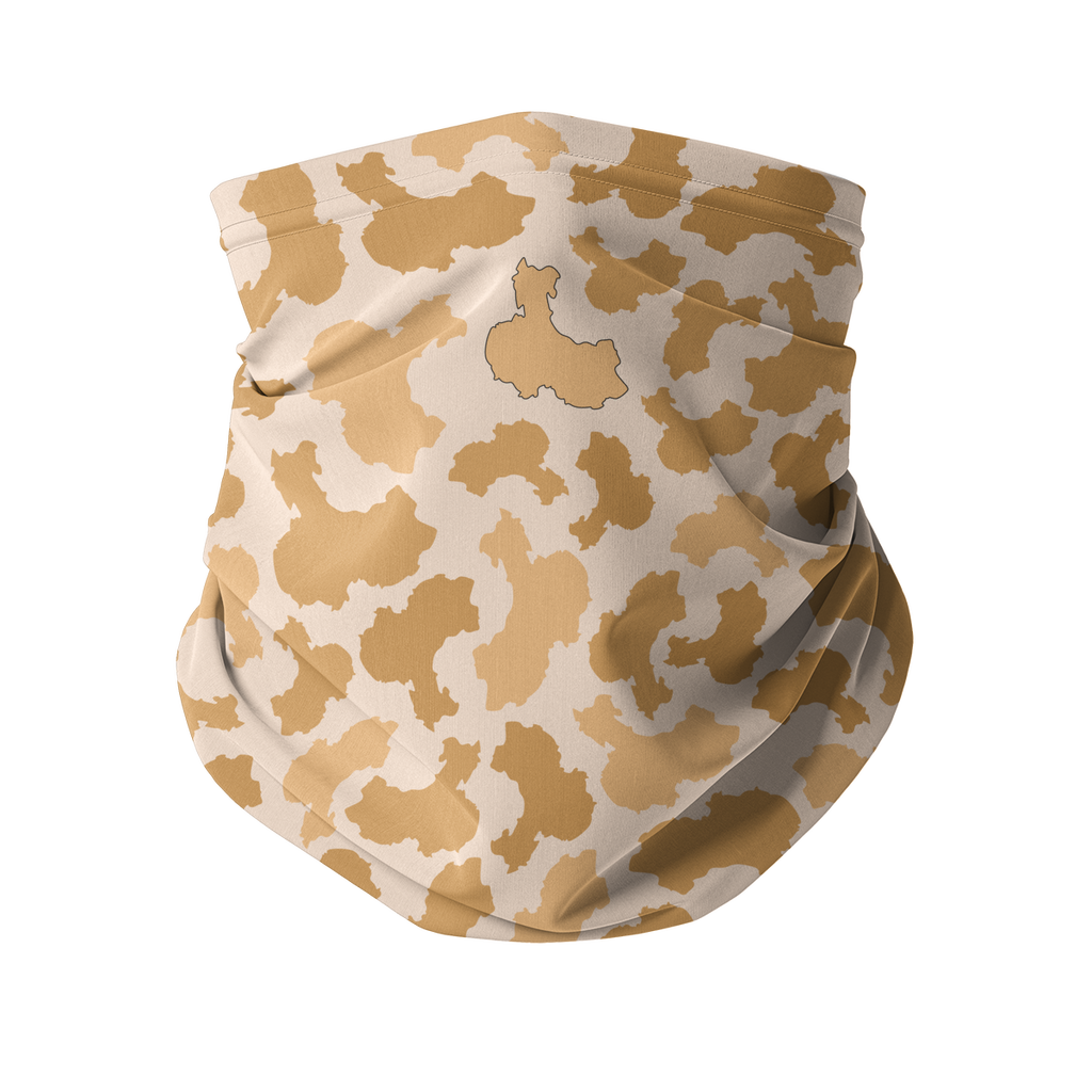 China Desert Sublimation Neck Gaiter - LocationCamo.com - [new_brand] - [camo] - [camoflage] - [apparel] - [location] - [new_brand] - [custom] - [clothing]