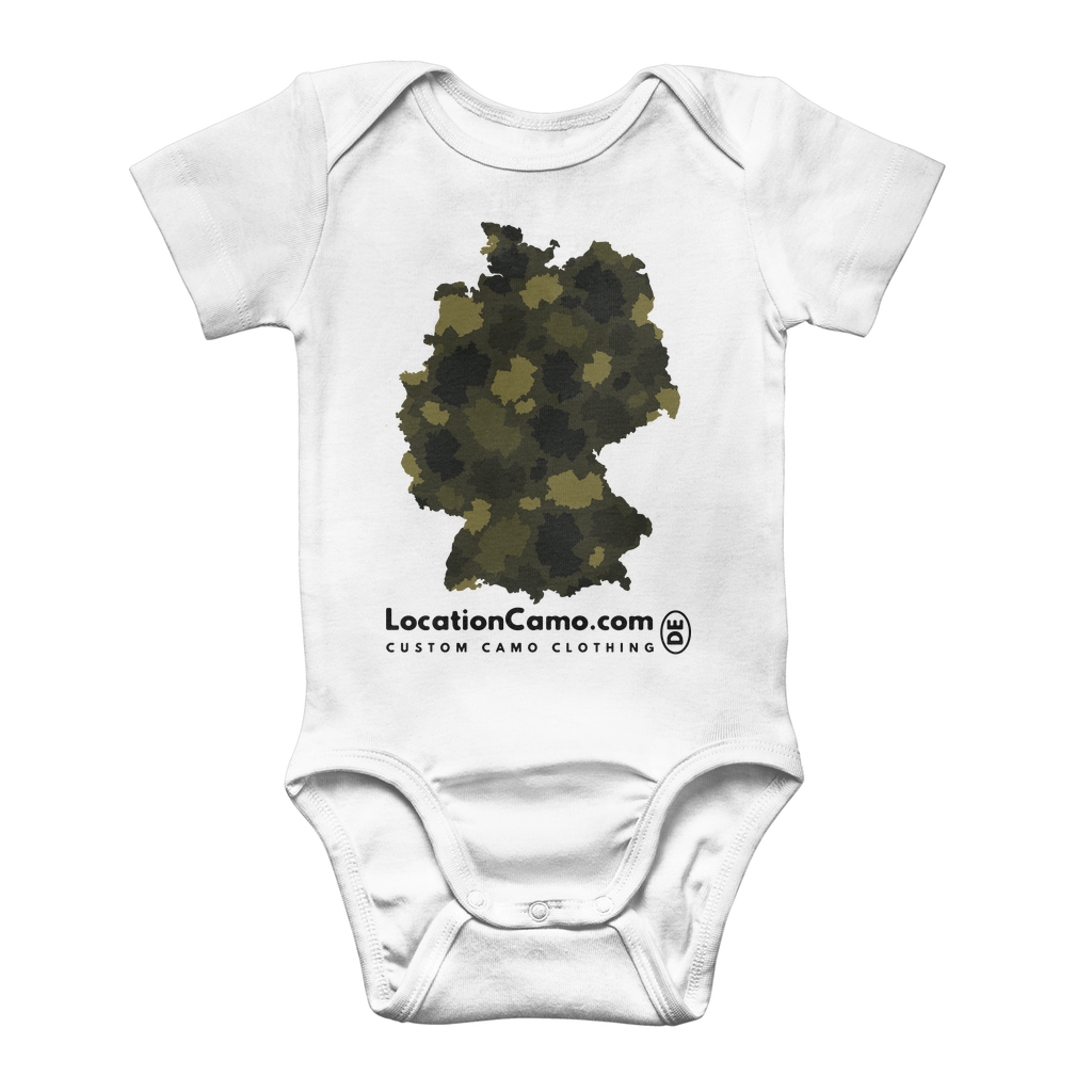 Germany Forest Classic Baby Onesie Bodysuit - LocationCamo.com