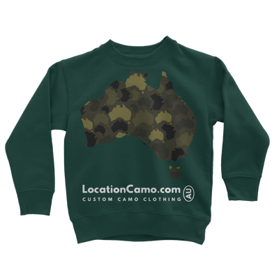 Australia Forest Classic Kids Sweatshirt - Custom Camo Clothing - [new_brand] - [camo] - [camoflage] - [apparel] - [location] - [new_brand] - [custom] - [clothing]