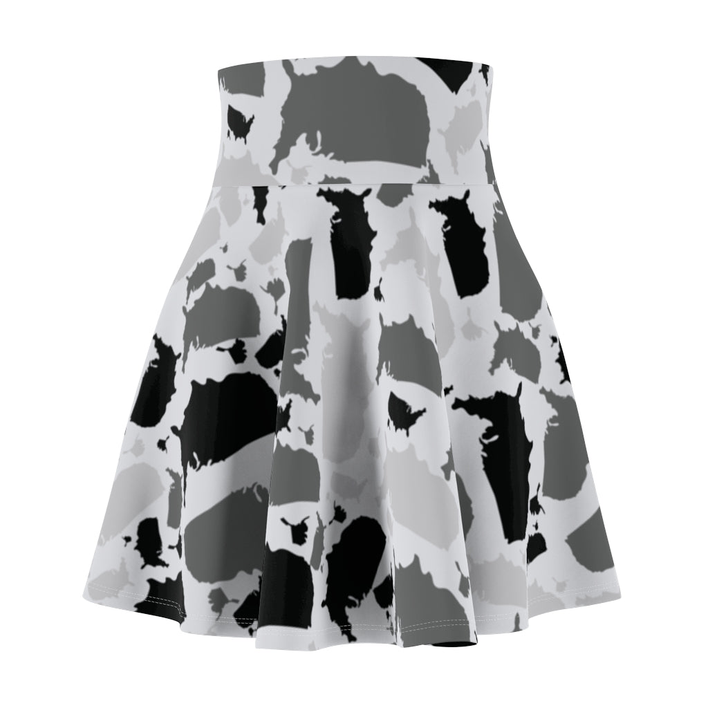 USA Arctic Women's Skater Skirt - LocationCamo.com