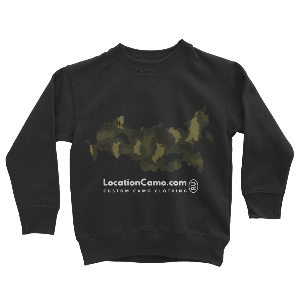 Russia Forest Classic Kids Sweatshirt - LocationCamo.com