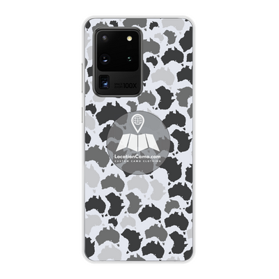 Australia Arctic Back Printed Transparent Soft Phone Case - Custom Camo Clothing - [new_brand] - [camo] - [camoflage] - [apparel] - [location] - [new_brand] - [custom] - [clothing]