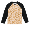 Canada Desert Sublimation Baseball Long Sleeve T-Shirt - Custom Camo Clothing - [new_brand] - [camo] - [camoflage] - [apparel] - [location] - [new_brand] - [custom] - [clothing]