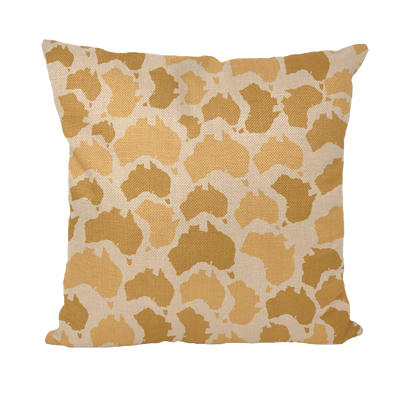 Australia Desert Throw Pillow with Insert - Custom Camo Clothing - [new_brand] - [camo] - [camoflage] - [apparel] - [location] - [new_brand] - [custom] - [clothing]