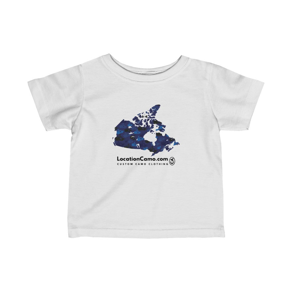 Canada Midnight Infant Fine Jersey Tee - Custom Camo Clothing - [new_brand] - [camo] - [camoflage] - [apparel] - [location] - [new_brand] - [custom] - [clothing]