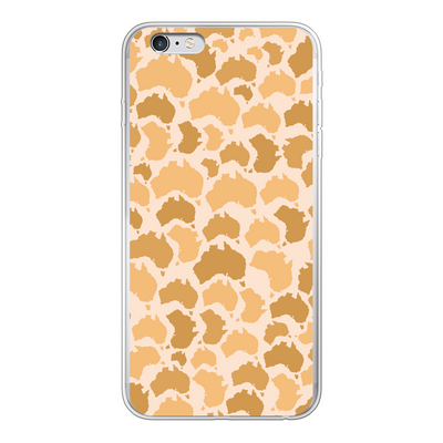 Australia Desert Back Printed Transparent Hard Phone Case - Custom Camo Clothing - [new_brand] - [camo] - [camoflage] - [apparel] - [location] - [new_brand] - [custom] - [clothing]