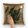 China Forest Sequin Cushion Cover - LocationCamo.com