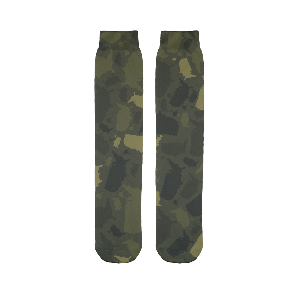 USA Forest Sublimation Tube Sock - LocationCamo.com