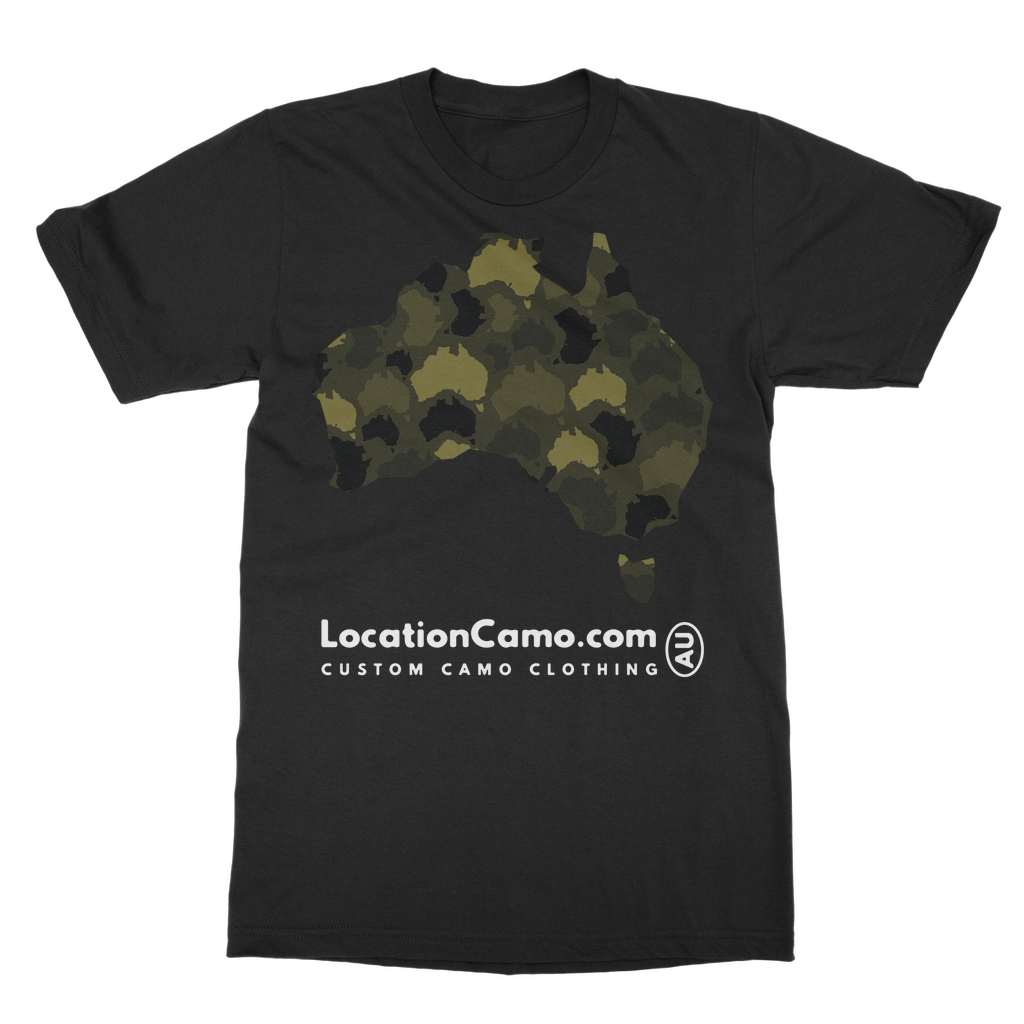 Australia Forest Classic Heavy Cotton Adult T-Shirt - Custom Camo Clothing - [new_brand] - [camo] - [camoflage] - [apparel] - [location] - [new_brand] - [custom] - [clothing]