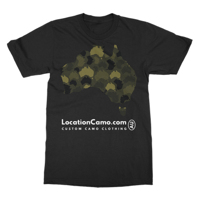 Australia Forest Classic Heavy Cotton Adult T-Shirt - Custom Camo Clothing - [new_brand] - [camo] - [camoflage] - [apparel] - [location] - [new_brand] - [custom] - [clothing]