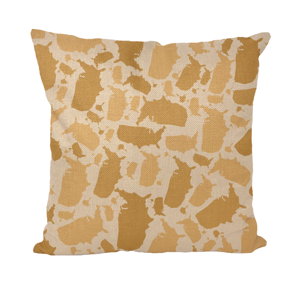 USA Desert Throw Pillow with Insert - LocationCamo.com