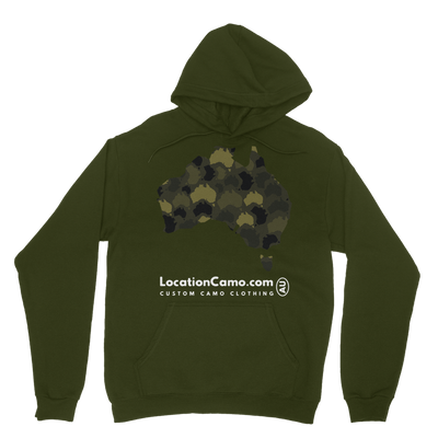 Australia Forest Classic Adult Hoodie - Custom Camo Clothing - [new_brand] - [camo] - [camoflage] - [apparel] - [location] - [new_brand] - [custom] - [clothing]