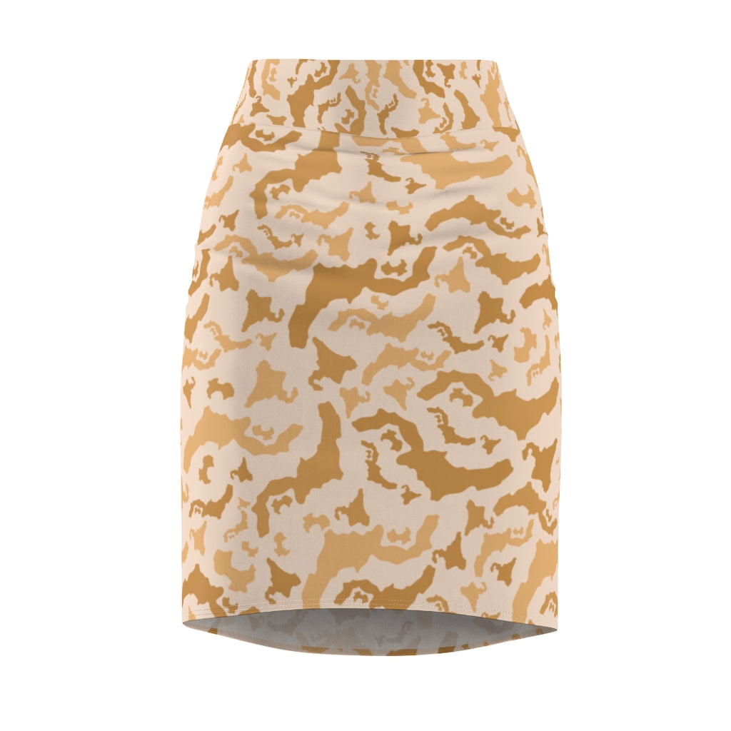 Japan Desert Women's Pencil Skirt - LocationCamo.com - [new_brand] - [title] - LocationCamo.com - Printify - [camo] - [camoflage] - [apparel] - [location] - [new_brand] - [custom] - [clothing] - [camo] - [camoflage] - [location]