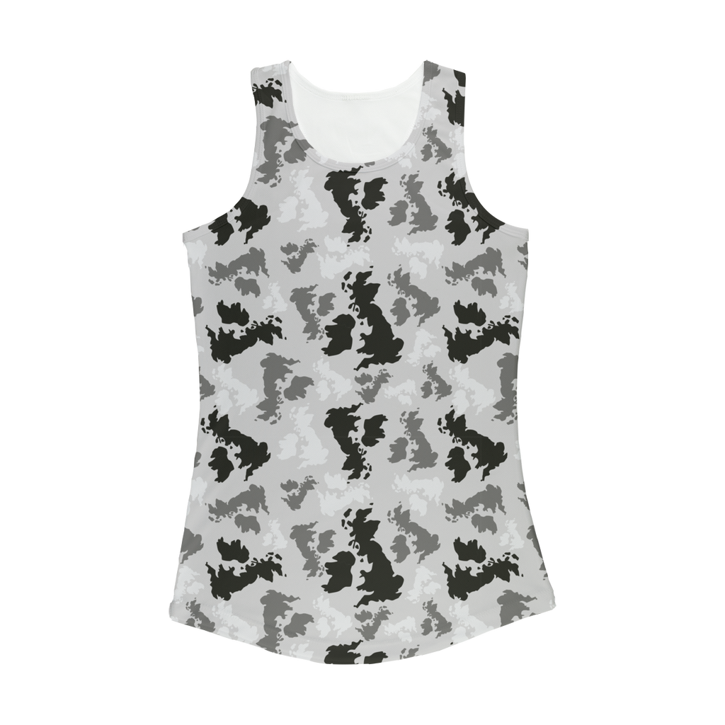 UK Arctic Women Performance Tank Top - Custom Camo Clothing - [new_brand] - [camo] - [camoflage] - [apparel] - [location] - [new_brand] - [custom] - [clothing]