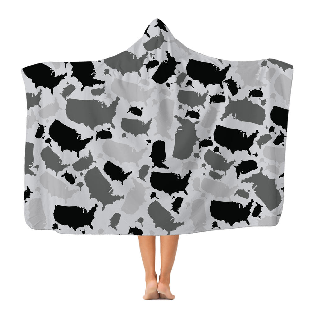 USA Arctic Premium Adult Hooded Blanket - LocationCamo.com