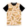 Russia Desert Classic Sublimation Panel T-Shirt - LocationCamo.com