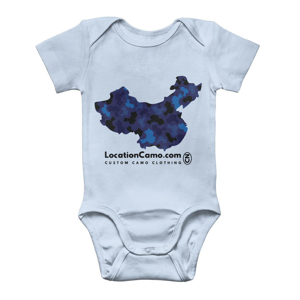 China Midnight Classic Baby Onesie Bodysuit - LocationCamo.com