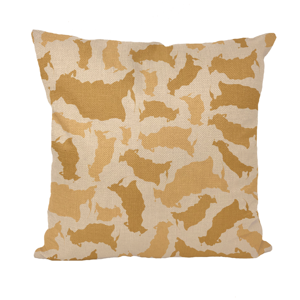 Russia Desert Throw Pillow with Insert - LocationCamo.com