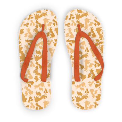 UK Desert Kids Flip Flops - Custom Camo Clothing - [new_brand] - [camo] - [camoflage] - [apparel] - [location] - [new_brand] - [custom] - [clothing]