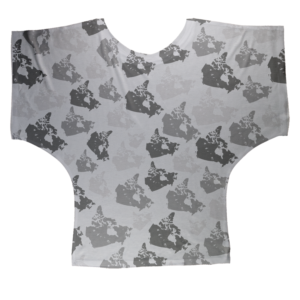 Canada Arctic Sublimation Batwing Top - Custom Camo Clothing - [new_brand] - [camo] - [camoflage] - [apparel] - [location] - [new_brand] - [custom] - [clothing]