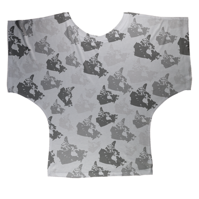 Canada Arctic Sublimation Batwing Top - Custom Camo Clothing - [new_brand] - [camo] - [camoflage] - [apparel] - [location] - [new_brand] - [custom] - [clothing]