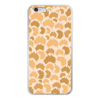 Australia Desert Back Printed Transparent Soft Phone Case - Custom Camo Clothing - [new_brand] - [camo] - [camoflage] - [apparel] - [location] - [new_brand] - [custom] - [clothing]