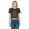 Germany Forest Classic Women's Cropped Raw Edge T-Shirt - LocationCamo.com