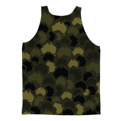 Australia Forest Classic Sublimation Adult Tank Top - Custom Camo Clothing - [new_brand] - [camo] - [camoflage] - [apparel] - [location] - [new_brand] - [custom] - [clothing]