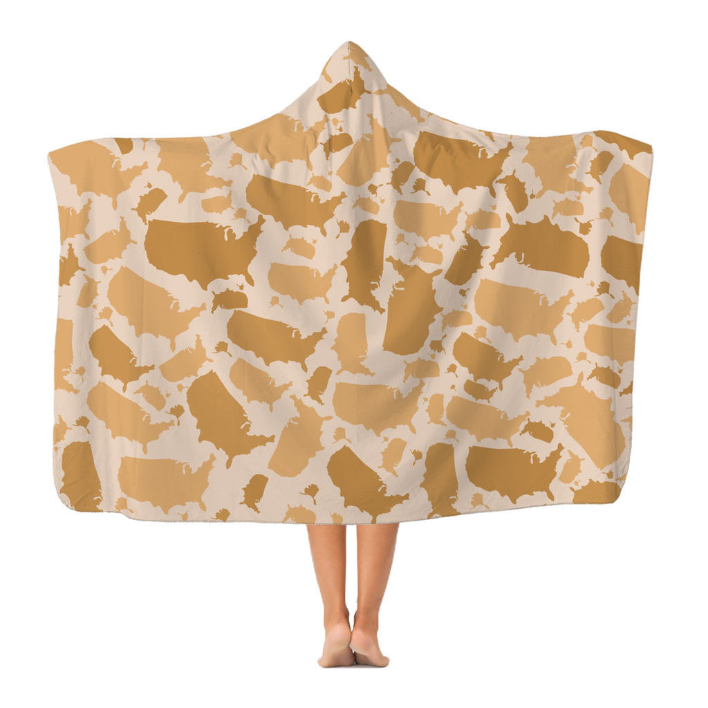 USA Desert Premium Adult Hooded Blanket - LocationCamo.com