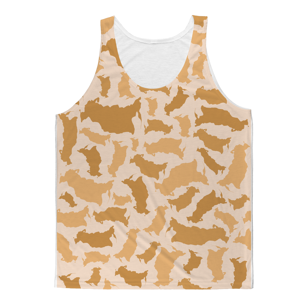 Russia Desert Classic Sublimation Adult Tank Top - LocationCamo.com