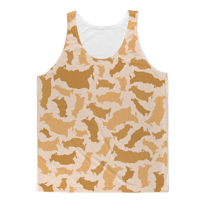 Russia Desert Classic Sublimation Adult Tank Top - LocationCamo.com