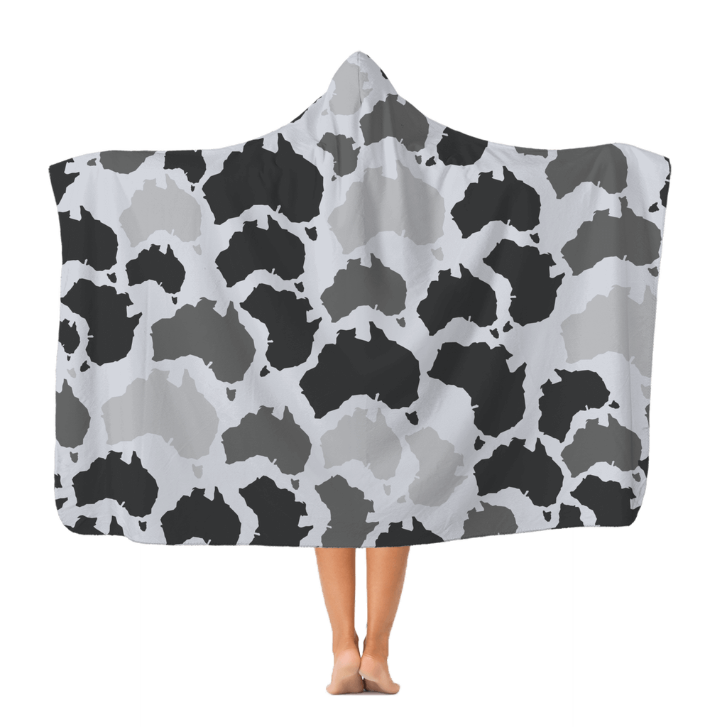 Arctic Adult Hooded Blanket | Hooded Blanket | Custom Camo Clothing