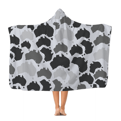 Arctic Adult Hooded Blanket | Hooded Blanket | Custom Camo Clothing